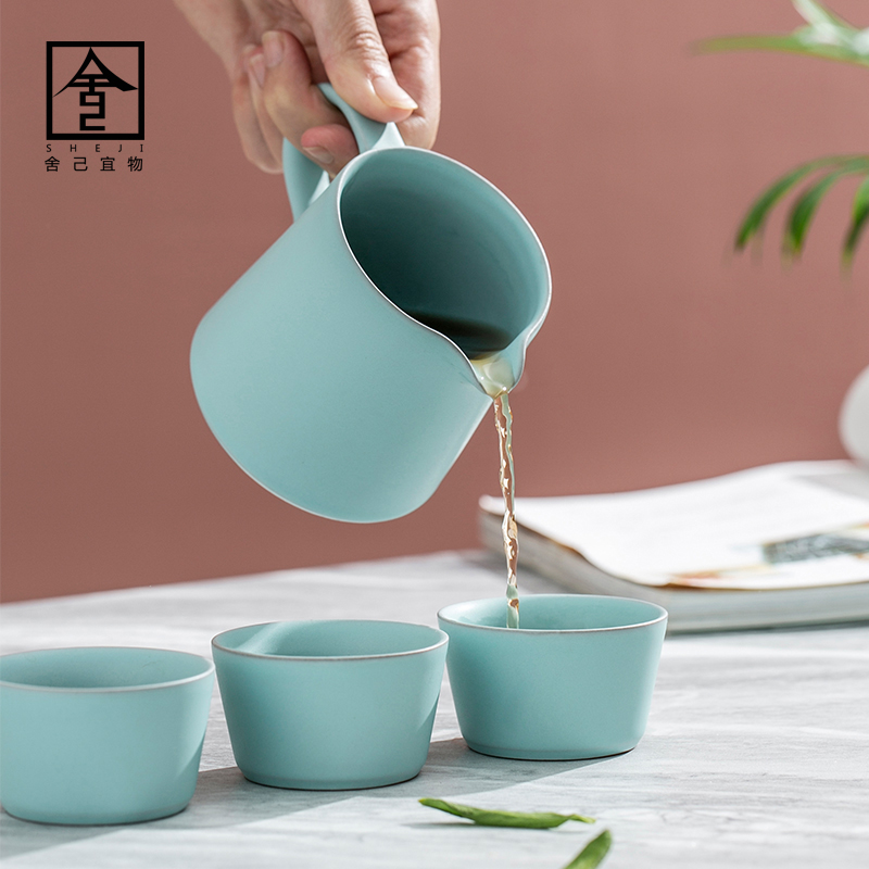 Self - "appropriate content ceramic fair keller Japanese contracted coarse pottery points tea ware cup and cup) is the tea cups