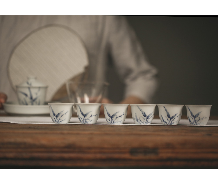 Japanese style restoring ancient ways, small teacups hand - made ceramic sample tea cup with a cup of tea cup cup tea cup ceramics