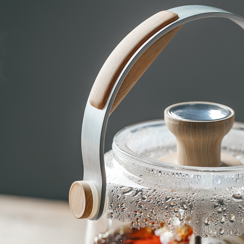 The Self - "appropriate content girder boiling pot cooking two electricity TaoLu tea cooking pot boil tea glass, household