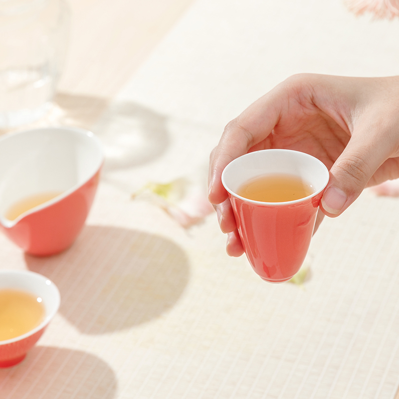 The Self - "appropriate content carmine masters cup tea cups kung fu tea tea sample tea cup jingdezhen simple Japanese