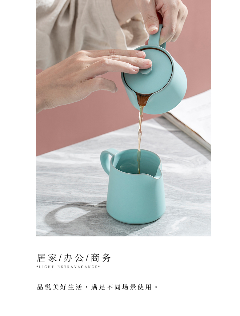 The Self - "appropriate content teapot Japanese contracted teapot ceramic tea set home little teapot small single pot of the teapot