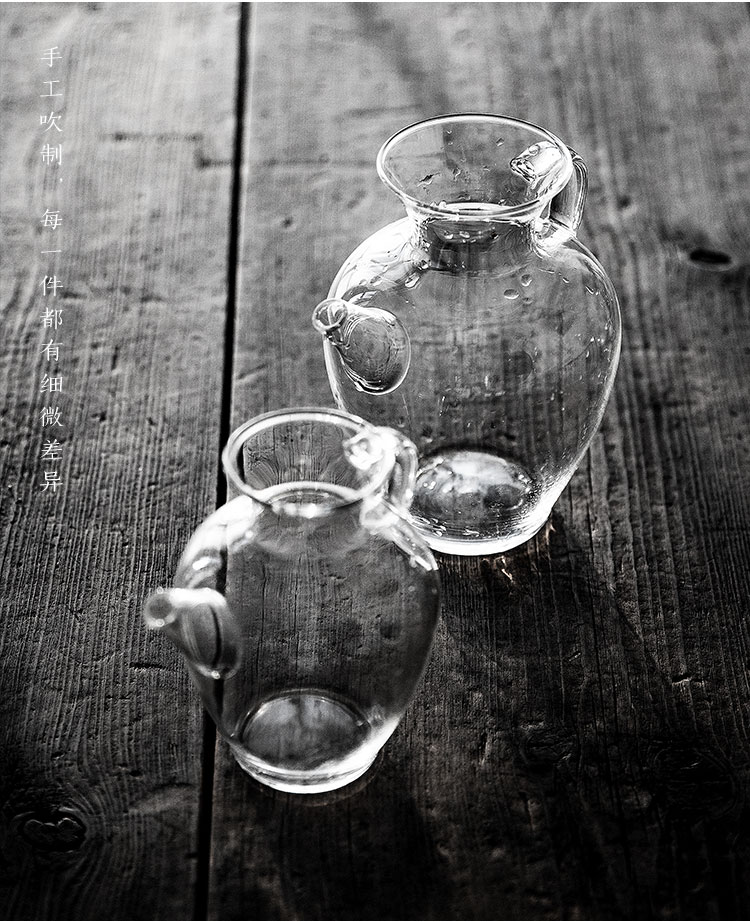 The Self - "appropriate content of jingdezhen kung fu tea accessories creative glass vases, flower arranging flowers, tea table furnishing articles zen