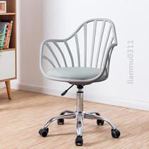 Computer chair home comfortable study rotating lift chair sliding back chair girl small light luxury lift chair swivel chair