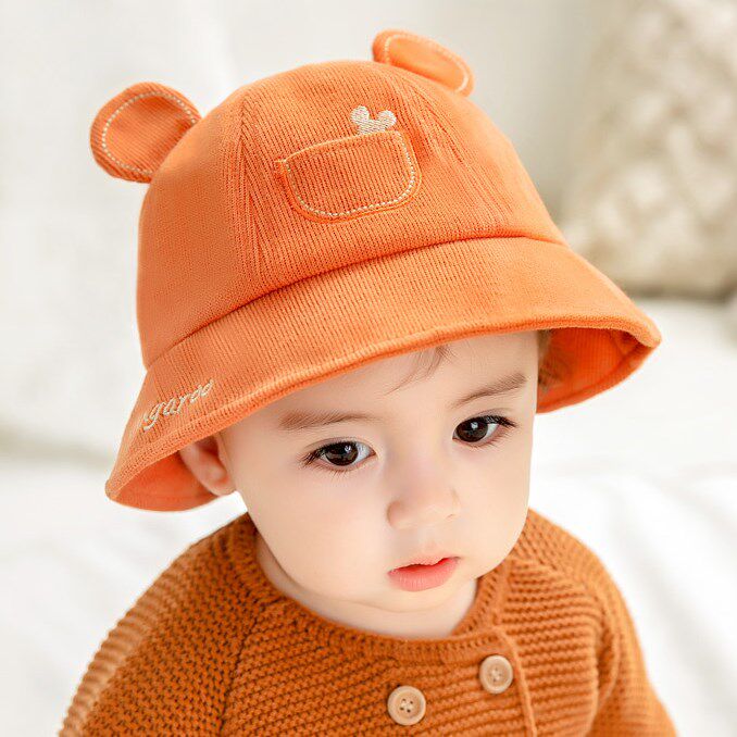 Baby autumn hat children's hat boy baby spring and autumn girl fisherman hat cute western style kids sun hat - Taobao
