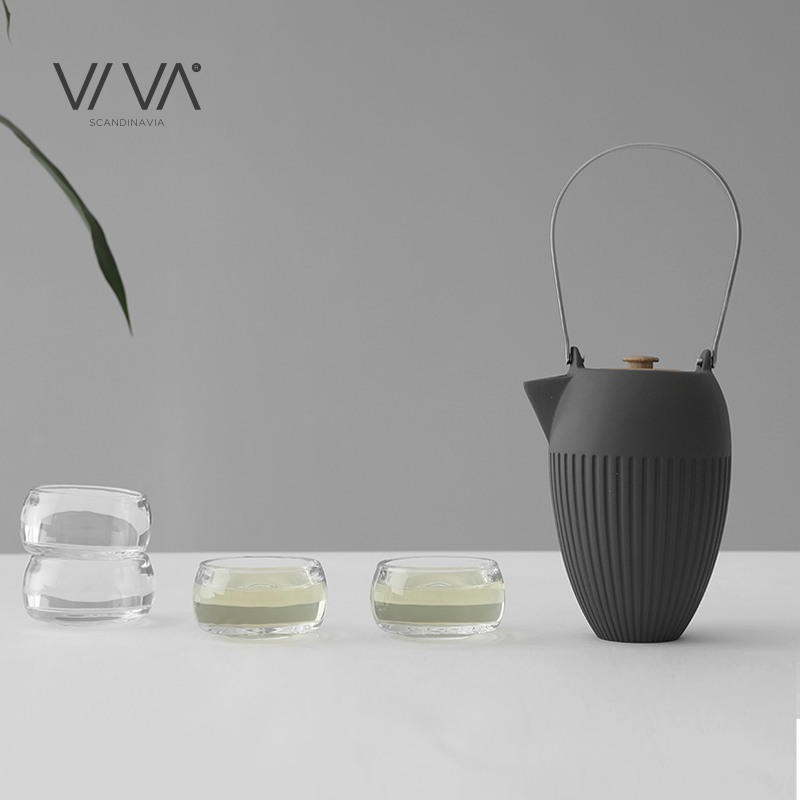 Danish VIVA Ambience Series Tea Set Group Nordic Minimalist Tea Tea Set Tea Suit Home Living Room 5 Pieces