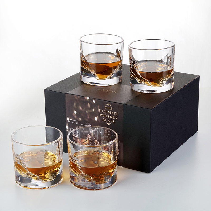 Denmark VIVA iceberg whisky glass canyon glass crystal glass wine cocktail glass 4