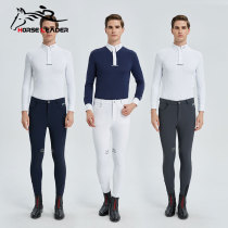 Imported high-play comfortable breathable riding pants male all silicone wear-resistant equestrian horse breeches female professional equestrian equipment