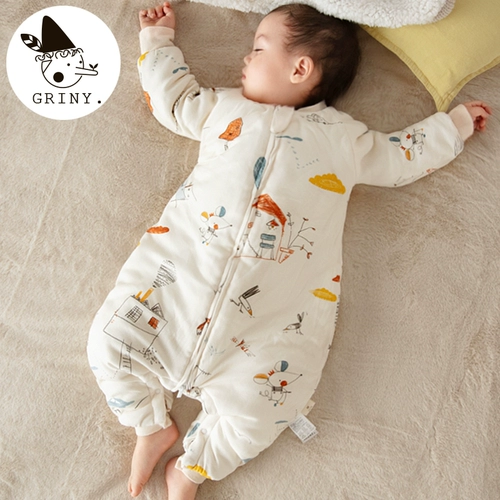 Зимний хлопковый тонкий стеганый спальный мешок, увеличенная толщина