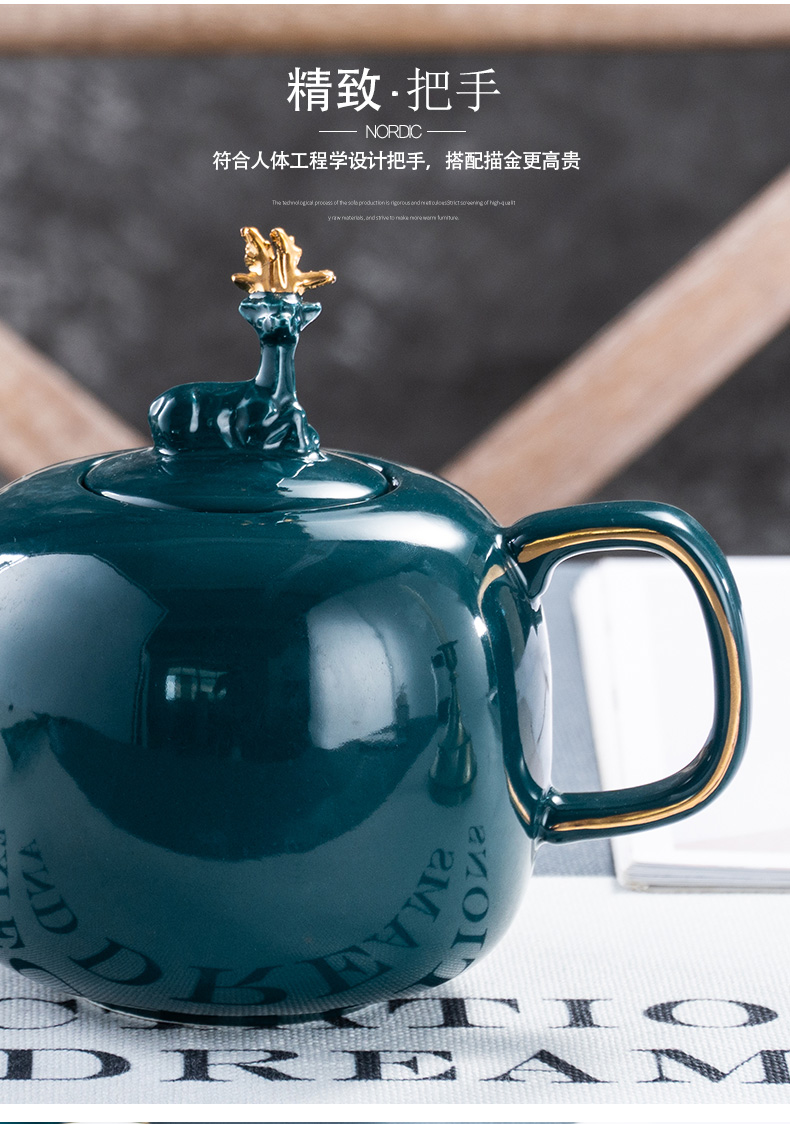 European - style key-2 luxury green coffee cup up phnom penh dish suits for ceramic coffee cup home afternoon tea scented tea with gift box