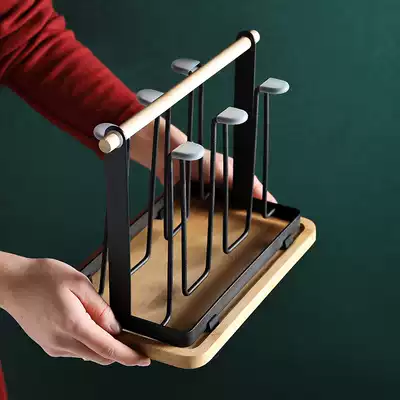Cup holder cup holder household rack glass tray tea cup coffee hanger creative mark storage Cup