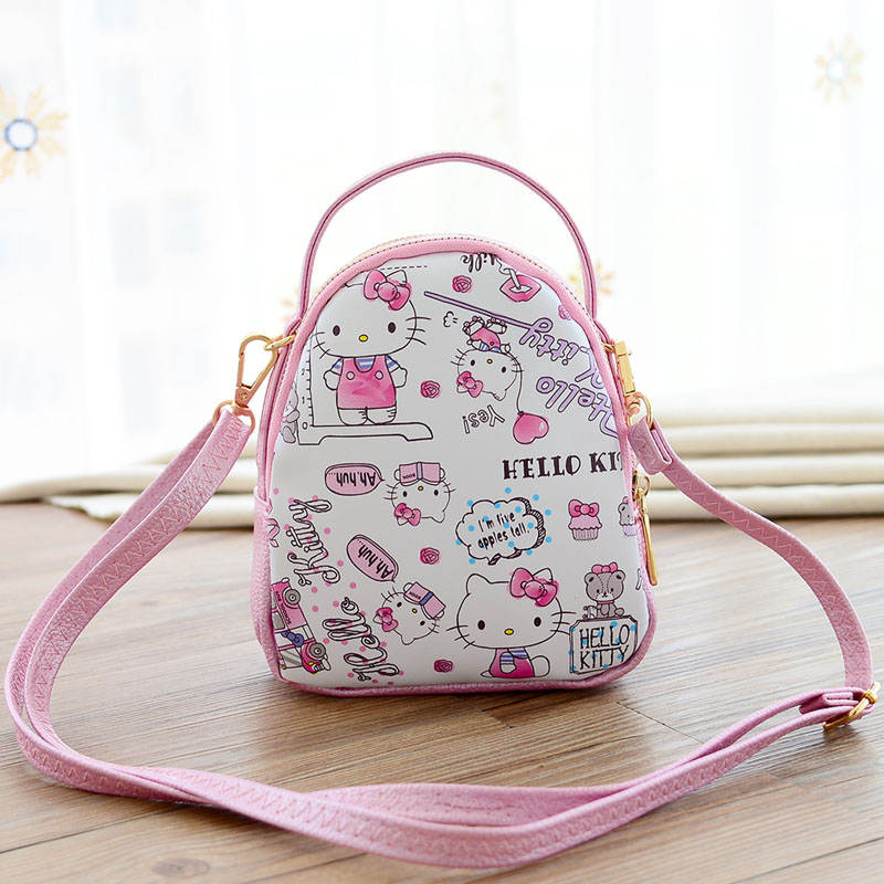 Hellokitty trẻ em túi công chúa nhỏ đeo phiên bản tiếng Hàn dễ thương của túi trinh nữ lớn thời trang hoạt hình túi thủy triều - Túi bé / Ba lô / Hành lý cặp đi học trẻ em