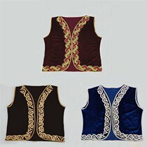 2019 New horse-clip Xinjiang dance to serve Uyghur ethnic stage dress ethnic dance mens clothing universal