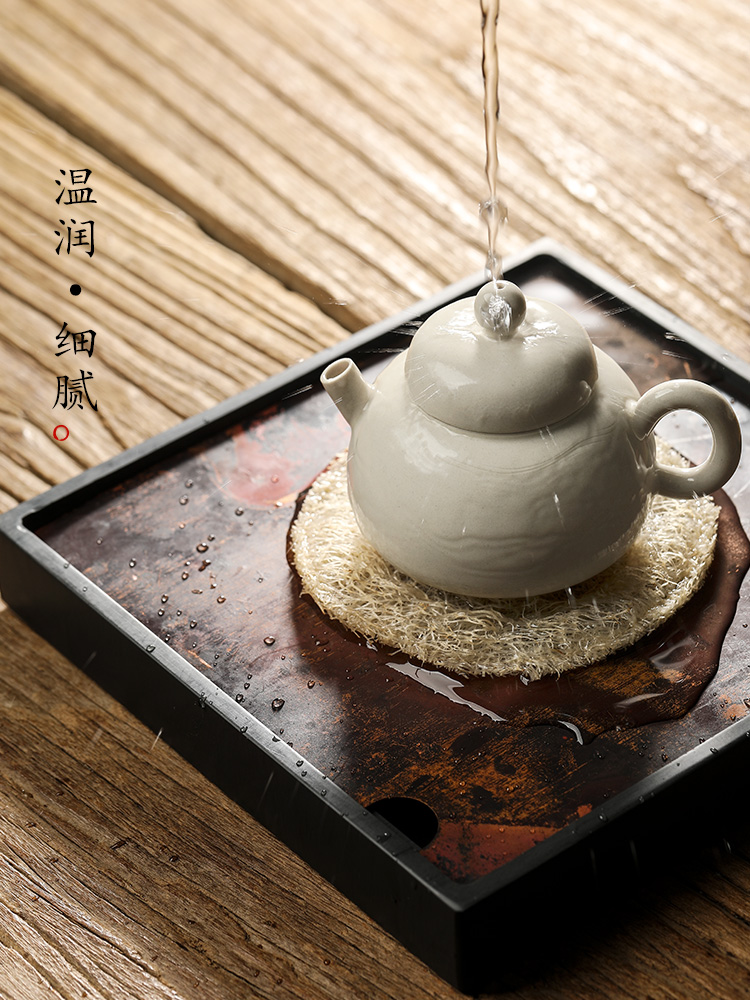 Jingdezhen checking pot of bearing dry machine water tea bearing pad kung fu tea set Chinese style restoring ancient ways ceramic tea set with parts