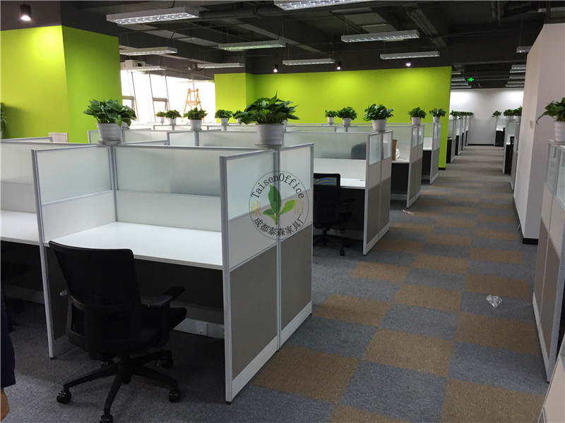 Office furniture partition screen staff position partition desk plaid room desk
