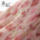 28010 Retro printed pleated chiffon floral skirt summer women's mid-length pleated skirt A-line skirt for small people