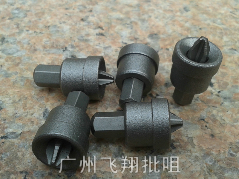 Cross positioning batch head plasterboard special batch head pneumatic screwdriver head screw with screwdriver head screw screwdriver positioner Batch nozzle