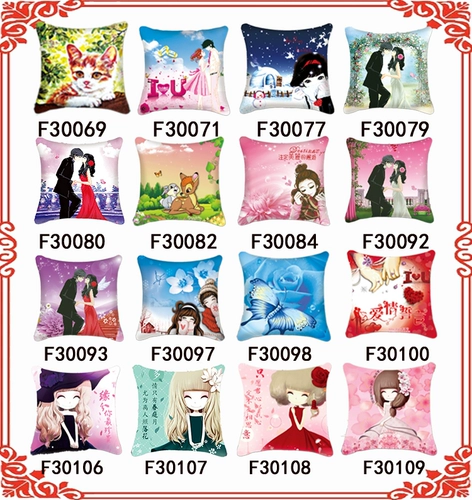 Мультяшная милая подушка, наволочка для влюбленных, «сделай сам», коллекция 2021, с вышивкой