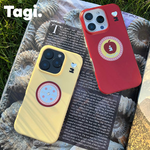 Tagi. "Tapi Gold Coin" Happy Fortune Coin Apple 17Pm Multi-Color Anti-Drop Protective Case with Magnetic Attraction
