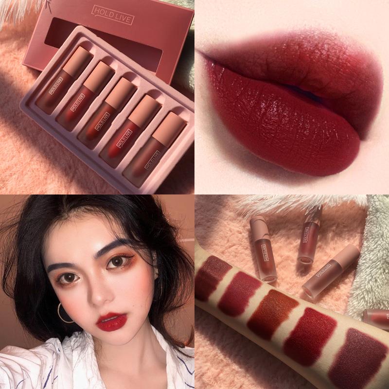 hold live lip glazed suit mist surface velvet non perfect VNC Li Jiaqi recommended lipstick collection live diary