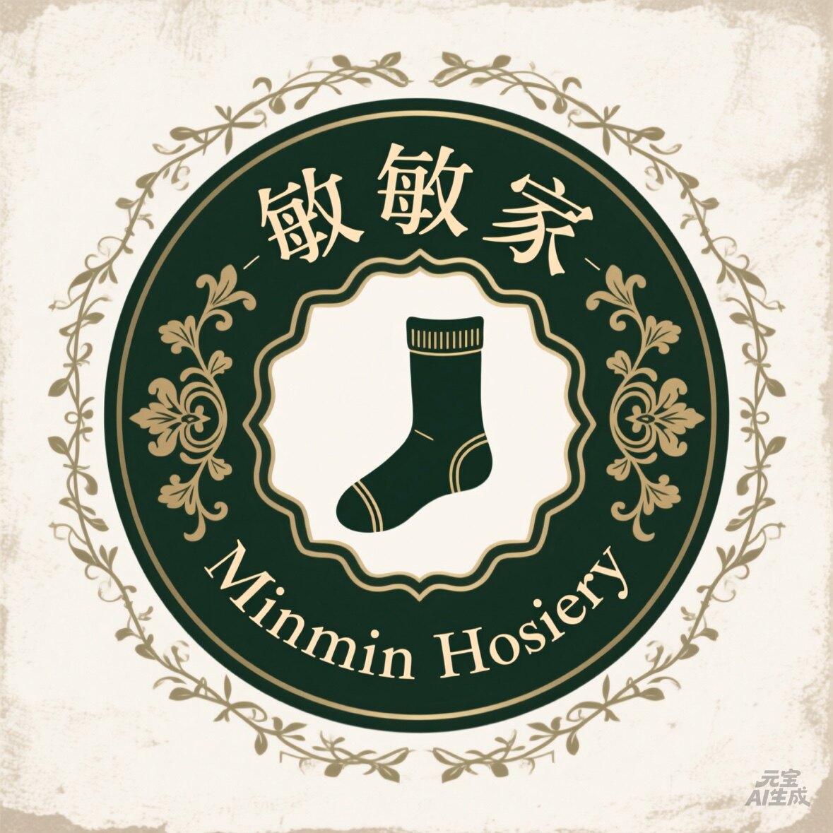 小敏袜业的LOGO