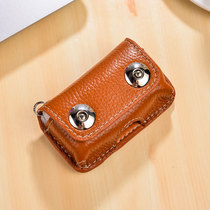 The first layer of cowhide wear a belt wear a belt car key bag universal male key cover leather female small creative mini