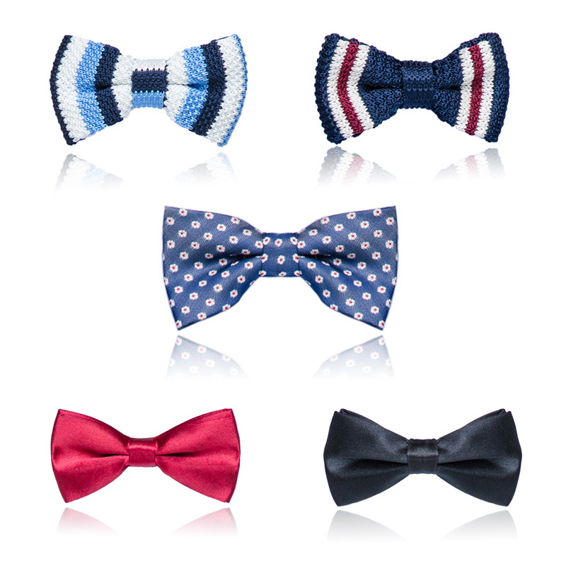 Children's bow tie boy flower girl shirt collar baby baby one year old red child show British style bow tide