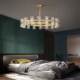 Modern Light Luxury Round Crystal Chandelier for Living Room, Villa, Duplex, Dining Room, Large Chandelier, All-Copper Lighting Fixtures