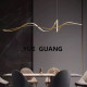 All-Copper Creative Modern Minimalist Restaurant Chandelier Designer Personalized Dining Table Lamp Bar Counter Italian Minimalist Dining Room Lamp