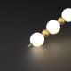 Simple modern all-copper wall lamp living room LED lamp creative personality bedroom study decorative lamp