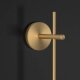 Simple modern all-copper wall lamp living room LED lamp creative personality bedroom study decorative lamp