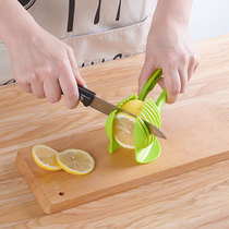 Lemon tomato chipper tomato round slice clip kitchen fruit platter tool convenient splitter