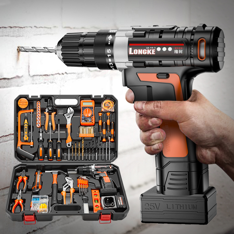 TOOL SUIT HARDWARE HOME KIT SUIT BIG FULL DAILY HOME ELECTRICIAN COMMON SET OF ELECTRIC DRILLS MULTIFUNCTION