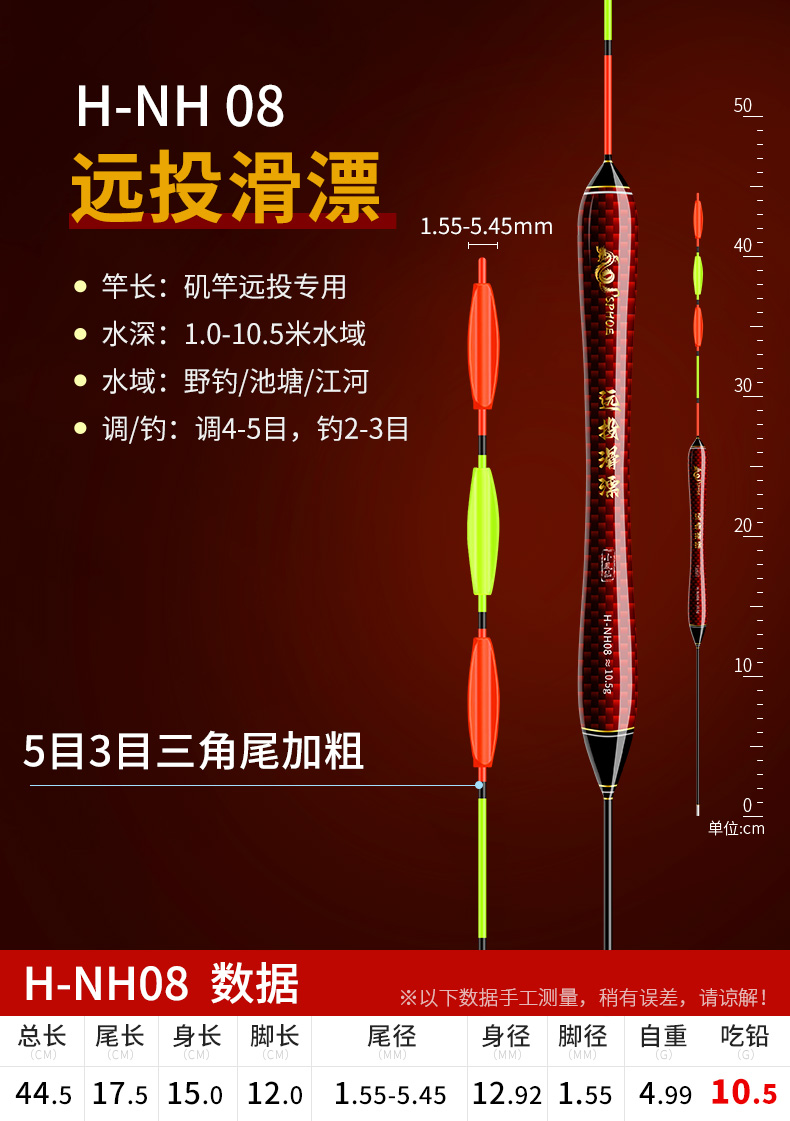 小凤仙矶竿远投专用滑漂浮漂小矶竿矶钓竿路亚路滑漂短矶竿鲫鱼漂