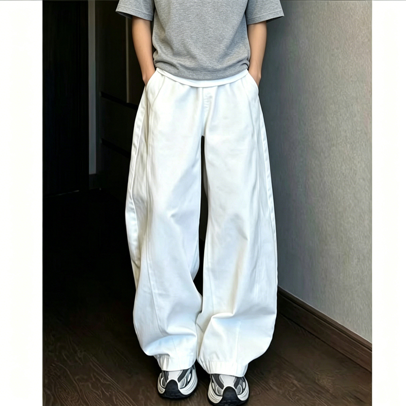 Hotrules American-Style Jeans for Men, Autumn 2026 New Loose Wide-Leg Scimitar Deconstructed Casual Long Pants Hotrules American-Style Jeans for Men, Autumn 2026 New Loose Wide-Leg Scimitar Deconstructed Casual Long Pants