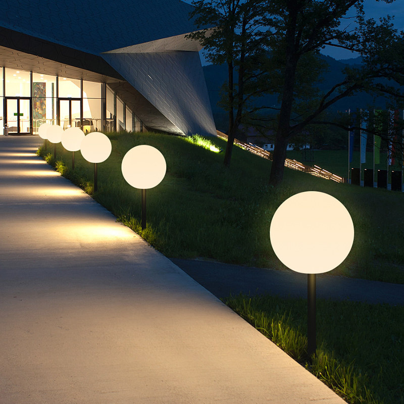 Glowing ball light outdoor villa garden lawn ball light resort park lighting project decorative landscape light