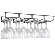 Stainless steel red wine glass rack upside-down rack light luxury high-end household goblets wine glass hanging rack wine cabinet ornaments display