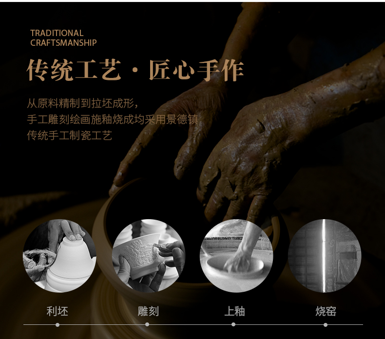 Yu ware jingdezhen ceramic cups kung fu tea tea sets with terms phase and moist to cup sample tea cup masters cup