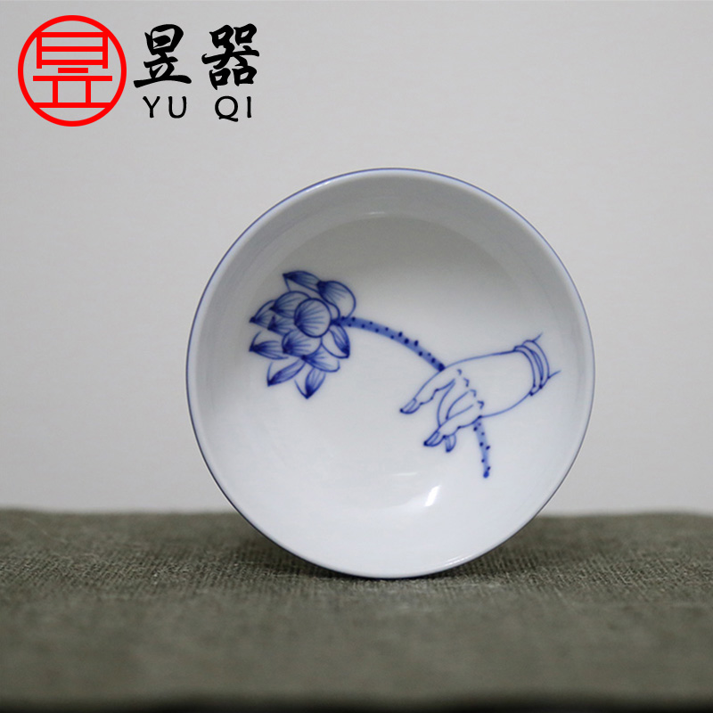 Yu ware jingdezhen ceramic teacups hand - made bergamot single kung fu masters cup cup cup sample tea cup set