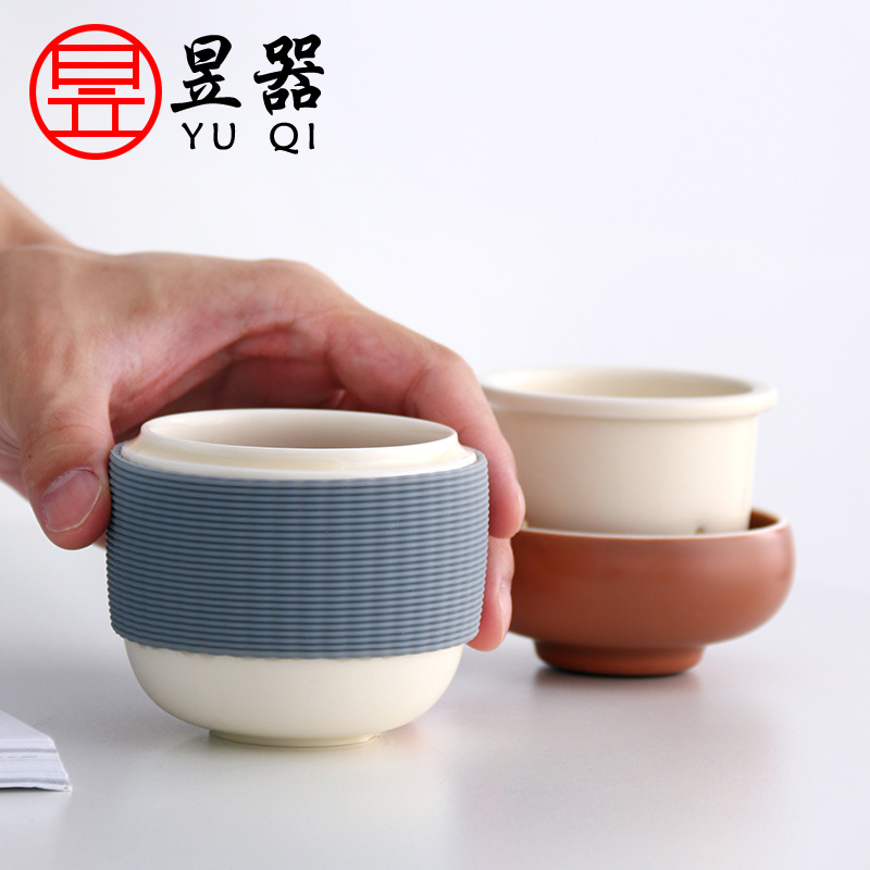 Yu is like a fruit crack cup filter a pot of tea is suing travel portable office cup car ceramic cup