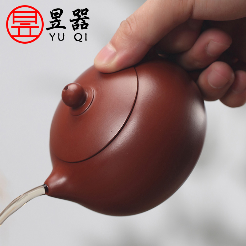 Yu is yixing it all pure hand teapot tea kungfu tea set undressed ore dahongpao xi shi pot