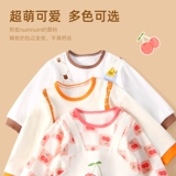 Демисезонный детский хлопковый лонгслив для раннего возраста для новорожденных, милое боди