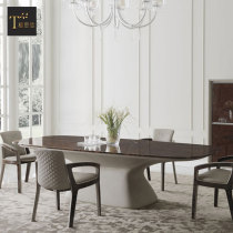 Tan Si Zhe light luxury furniture custom Bentley Bentley Italian dining table postmodern simple Nordic dining table