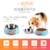 Pet dog bát mèo bát mèo melamine puppy dog ​​pot mèo pot teddy dog ​​Golden retriever thức ăn bát thép không gỉ con chó bát cơm - Cat / Dog hàng ngày Neccessities