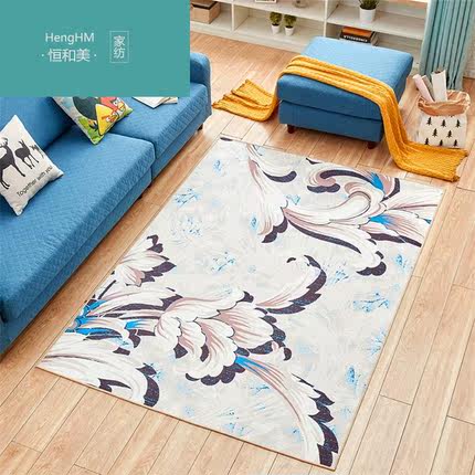 恒和美新款欧式田园极速体育网址_jrs篮球直播_jis低调看直播客厅沙发茶几垫可美式风格卧室床边毯