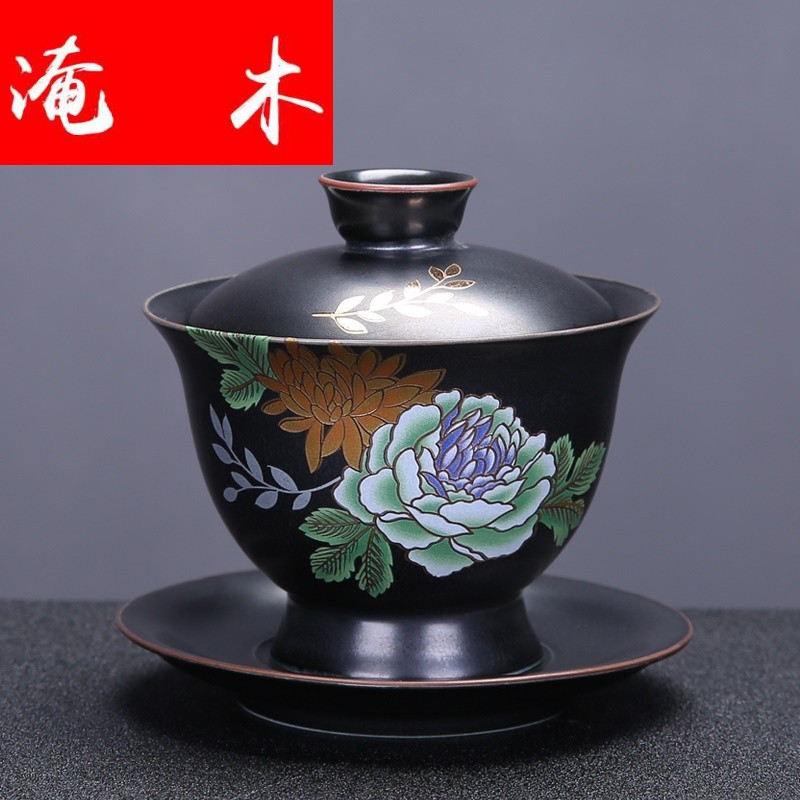 Submerged wood jingdezhen manual paint set mine loader 999 sterling silver tureen kung fu tea set large blue and white porcelain ceramic cups