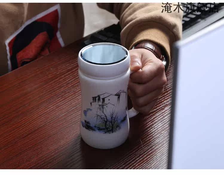  Керамический термос для домашнего использования, чай Пуэр, портативная чайная чашка для путешествий, подарок на день рождения 