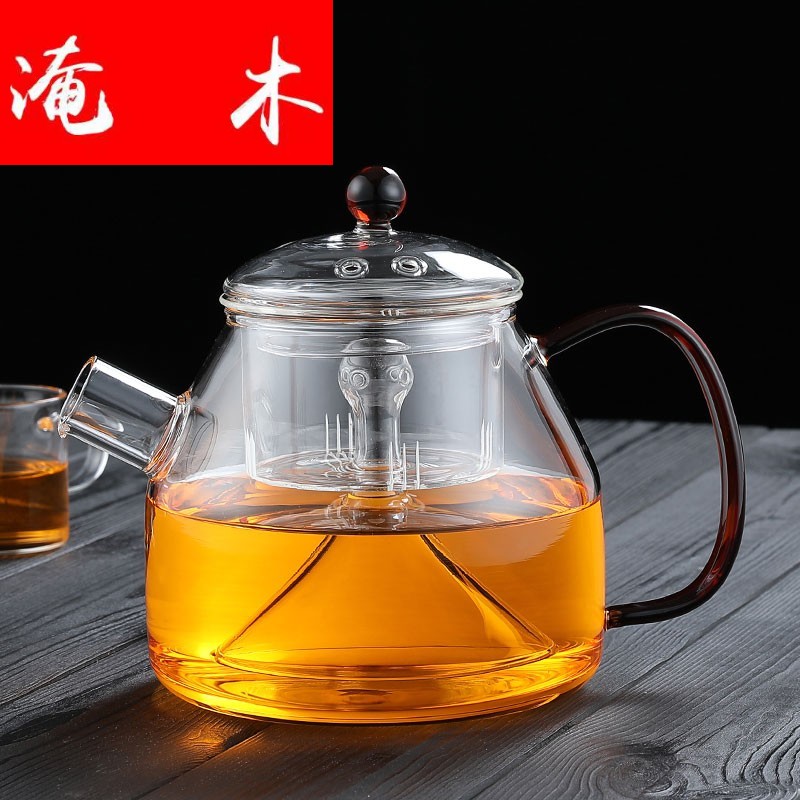 Submerged wood can be pumped electricity TaoLu cooked this teapot tea set automatic steam steaming kettle heat - resistant glass teapot