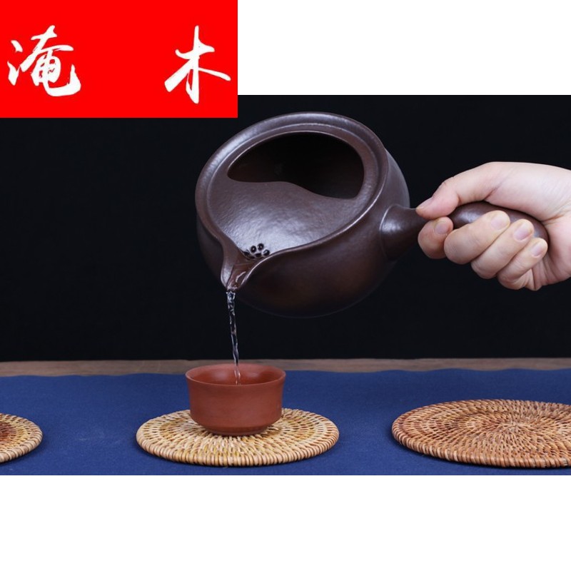Submerged wood side put the jug electric heating curing pot boiling kettle black tea tea exchanger with the ceramics household electric TaoLu burn pot mercifully