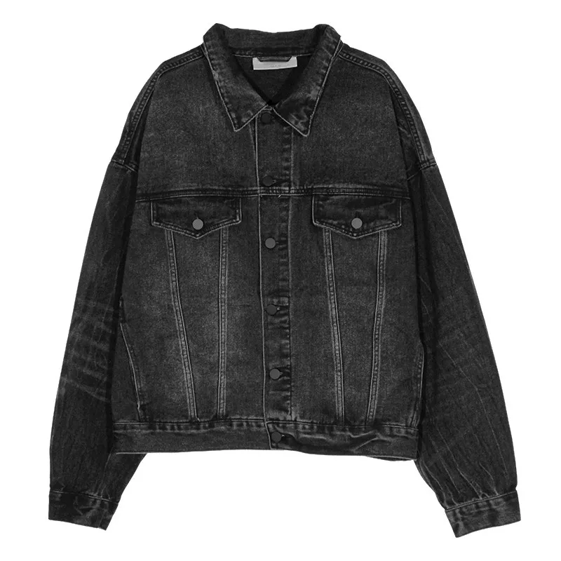 Джинсовая куртка с двойной проволокой FOG ESSENTIALS HHH стирка и старая 22S высоко street свободная