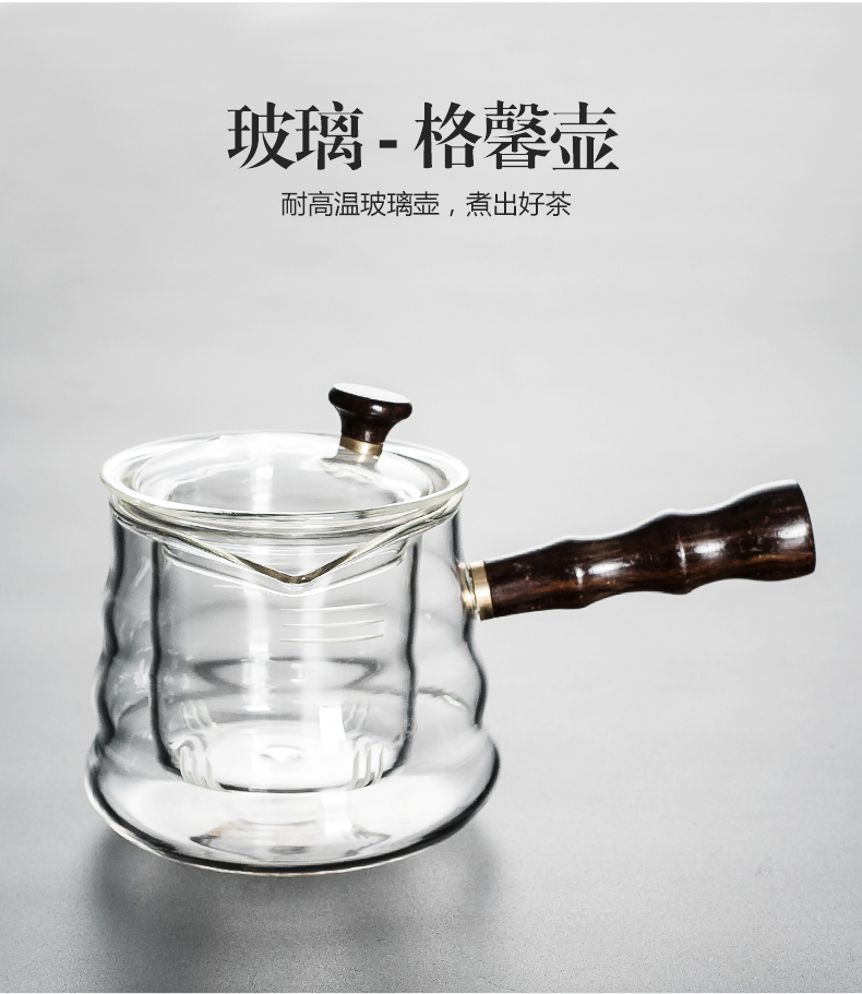 NiuRen side of the glass pot of electric TaoLu household heat resistant high - temperature cooking and cooking pot boil tea kettle